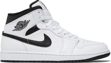 Foto do produto Tênis Air Jordan 1 Mid White Black