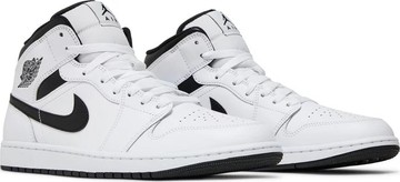 Foto do produto Tênis Air Jordan 1 Mid White Black