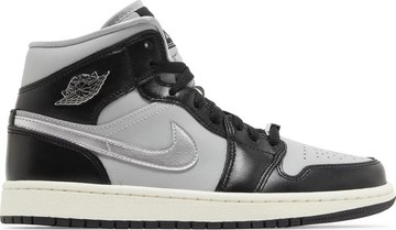 Foto do produto Tênis Air Jordan 1 Mid SE Black Chrome