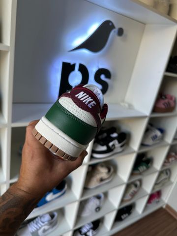 Foto do produto Tênis Nike Dunk Low Gorge Green Team Red (PRONTA ENTREGA)