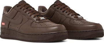 Foto do produto Tênis Nike Supreme x Air Force 1 Low Box Logo - Baroque Brown