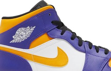 Foto do produto Tênis Air Jordan 1 Mid Lakers