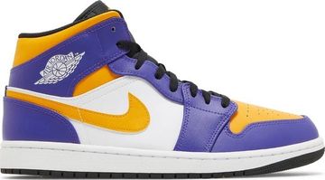 Foto do produto Tênis Air Jordan 1 Mid Lakers