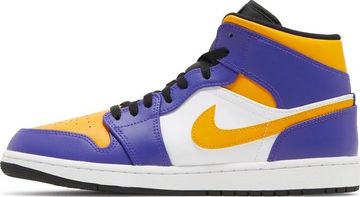 Foto do produto Tênis Air Jordan 1 Mid Lakers