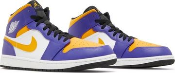 Foto do produto Tênis Air Jordan 1 Mid Lakers