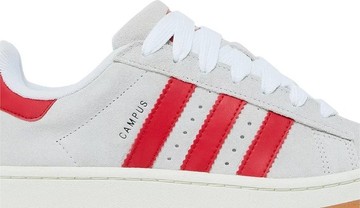 Foto do produto Tênis Adidas Campus 00s Crystal White Scarlet