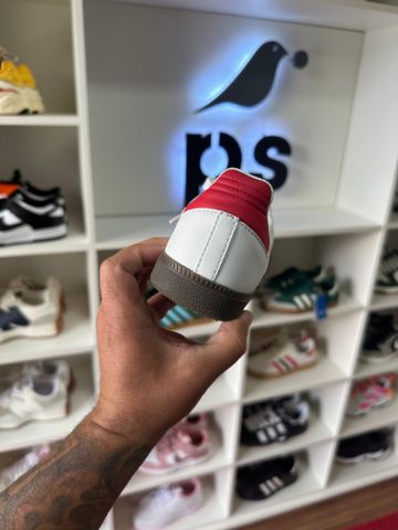 Foto do produto Tênis Adidas Samba OG White Scarlet (PRONTA ENTREGA)