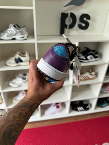 Foto do produto Tênis Air Jordan 1 Low Golf NRG Purple Smoke (PRONTA ENTREGA)