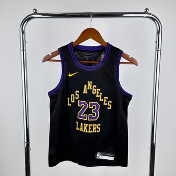 Foto do produto Regata NBA Los Angeles Lakers Nike City Edition Swingman Jersey 23/24 LeBron James 23