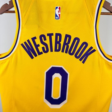 Foto do produto Regata NBA Los Angeles Lakers Gold Association Edition Swingman Jersey 2022/23 Westbrook 0