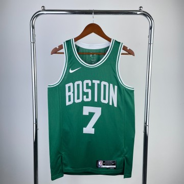 Foto do produto Regata NBA Boston Celtics Nike Icon Edition 24/25 Swingman Jersey Verde Jaylen Brown 7