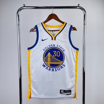 Foto do produto Regata NBA Golden State Warriors Nike Association Edition 24/25 Swingman Jersey Branca Stephen Curry 30