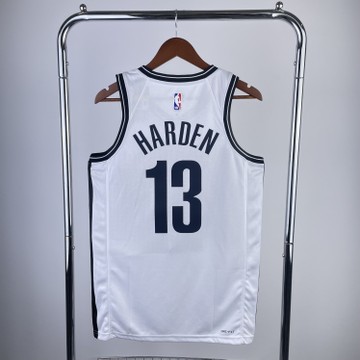 Foto do produto Regata NBA Brooklyn Nets White Association Edition Swingman Jersey 2022/23 James Hardene 13