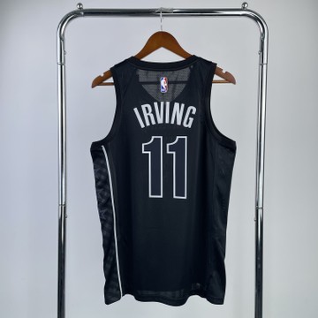 Foto do produto Regata NBA Brooklyn Nets Jordan Statement Edition 22/23 Swingman Jersey Preta Kyrie Irving 11