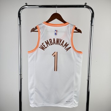 Foto do produto Regata NBA San Antonio Spurs Nike City Edition 23/24 Swingman Jersey Victor Wembanyama 1