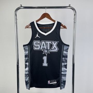 Foto do produto Regata NBA San Antonio Spurs Jordan Statement Edition 23/24 Swingman Jersey Victor Wembanyama 1