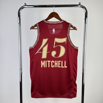 Foto do produto Regata NBA Cleveland Cavaliers Swingman Jersey Donovan Mitchell Jr. 45