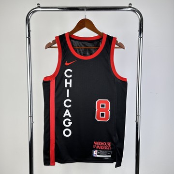 Foto do produto Regata NBA Chicago Bulls Nike City Edition 23/24 Swingman Jersey Zach Lavine 8