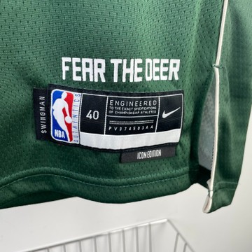 Foto do produto Regata NBA Milwaukee Bucks Nike Icon Edition Jersey Giannis Antetokounmpo 34