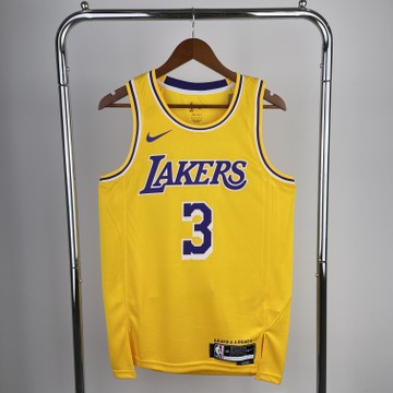 Foto do produto Camisa NBA Los Angeles Lakers Gold Association Edition Swingman Jersey 2022/23 Anthony Davis 3