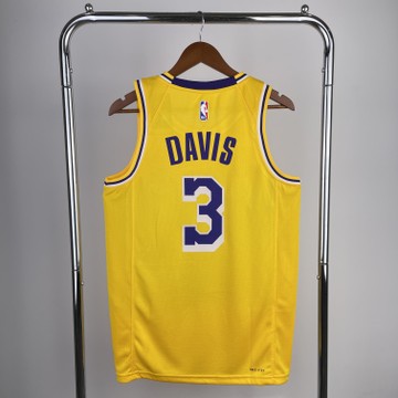 Foto do produto Camisa NBA Los Angeles Lakers Gold Association Edition Swingman Jersey 2022/23 Anthony Davis 3