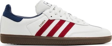 Foto do produto Tênis Adidas Samba OG White Victory Red Indigo