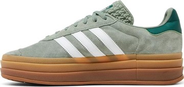 Foto do produto Tênis Adidas Gazelle Bold Silver Green Gum