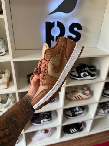 Foto do produto Tênis Air Jordan 1 Low Legend Coffee (PRONTA ENTREGA)