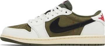 Foto do produto Tênis Travis Scott x Air Jordan 1 Retro Low OG SP Reverse Olive