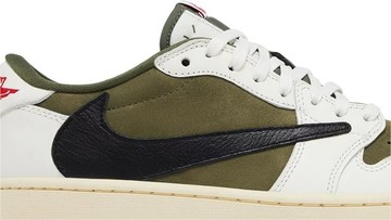 Foto do produto Tênis Travis Scott x Air Jordan 1 Retro Low OG SP Reverse Olive