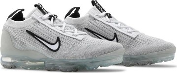 Foto do produto Tênis Nike Air VaporMax 2021 Flyknit White Metallic Silver