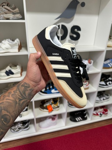 Foto do produto Tênis Adidas Samba OG Black Wonder White (PRONTA ENTREGA)