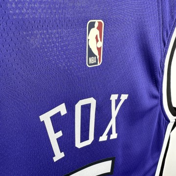 Foto do produto Regata NBA Sacramento Kings Swingman Classic Edition 24/25 Roxa Fox 5