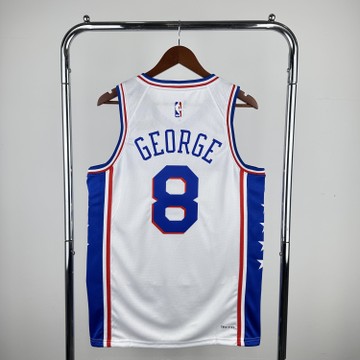 Foto do produto Regata NBA Philadelphia 76ers Association Edition 24/25 Paul George 8