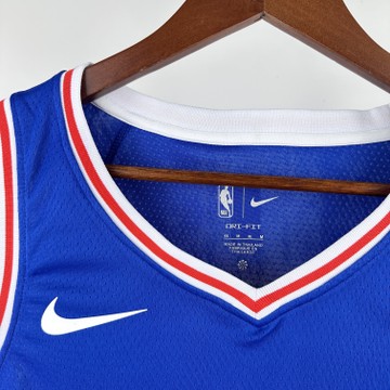 Foto do produto Regata NBA Philadelphia 76ers Association Edition 24/25 Azul Paul George 8