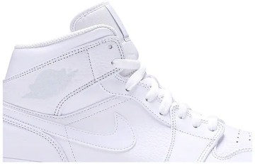 Foto do produto Tênis Air Jordan 1 Mid Triple White 2018