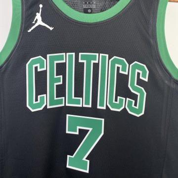 Foto do produto Regata NBA Boston Celtics Swingman Statement Edition 24/25 Preta Jaylen Brown 7