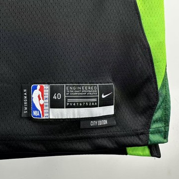 Foto do produto Regata  NBA Boston Celtics 24/25 Nike City Edition Swingman Jersey PretaJaylen Brown 7