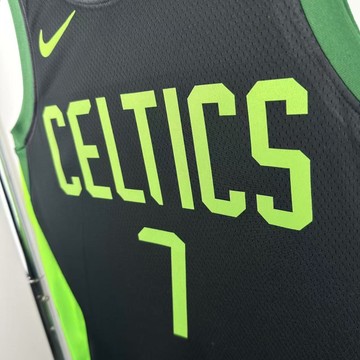 Foto do produto Regata  NBA Boston Celtics 24/25 Nike City Edition Swingman Jersey PretaJaylen Brown 7