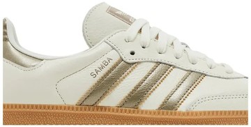 Foto do produto Tênis Adidas Samba OG Off White Wonder Gold Metallic