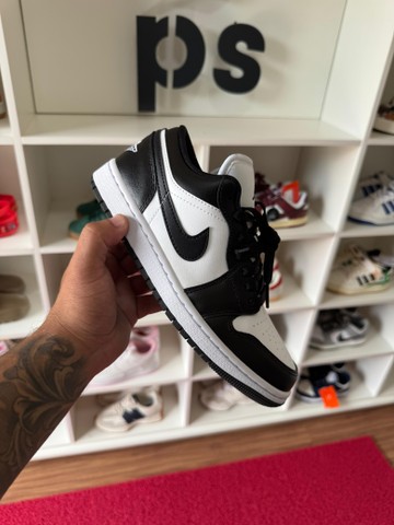 Foto do produto Tênis Air Jordan 1 Low Black Cement (PRONTA ENTREGA)