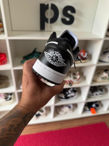 Foto do produto Tênis Air Jordan 1 Low Black Cement (PRONTA ENTREGA)