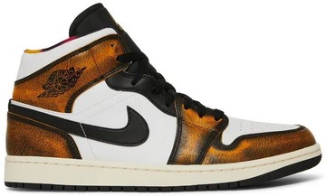 Foto do produto Tênis Air Jordan 1 Mid SE Wear-Away - Taxi