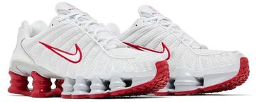 Foto do produto Tênis Nike Shox TL Platinum Tint Gym Red