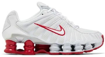 Foto do produto Tênis Nike Shox TL Platinum Tint Gym Red
