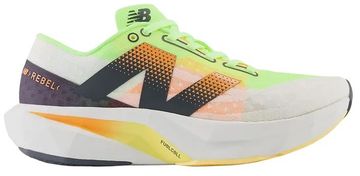 Foto do produto Tênis New Balance FuelCell Rebel v4 White Bleached Lime Glo
