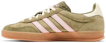 Foto do produto Tênis Adidas Gazelle Indoor Focus Olive Clear Pink