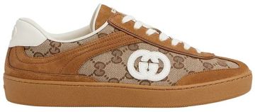 Foto do produto Tênis Gucci G75 Interlocking G - Brown Suede