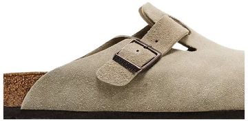 Foto do produto Slide Birkenstock Boston Suede Leather Taupe