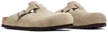 Foto do produto Slide Birkenstock Boston Suede Leather Taupe